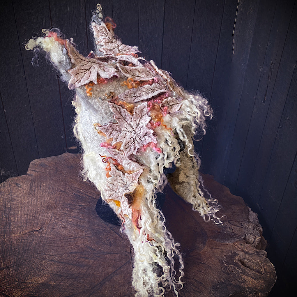 L’esprit des bois felted hood