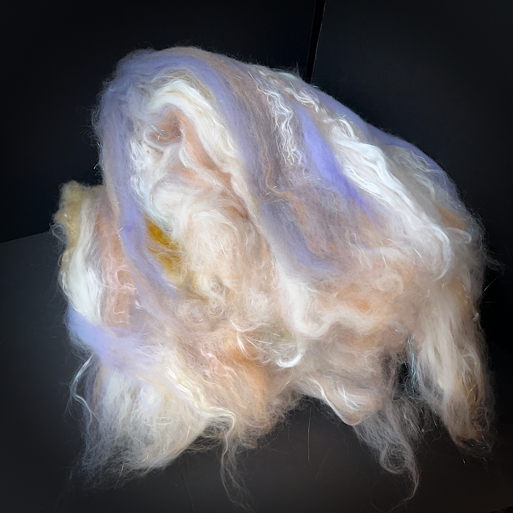 Batt for spinning yarn