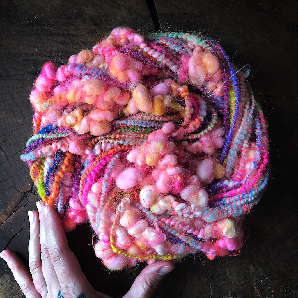 Summer graffiti art yarn