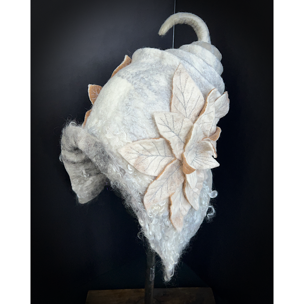 Felted fairy hood 23-24”