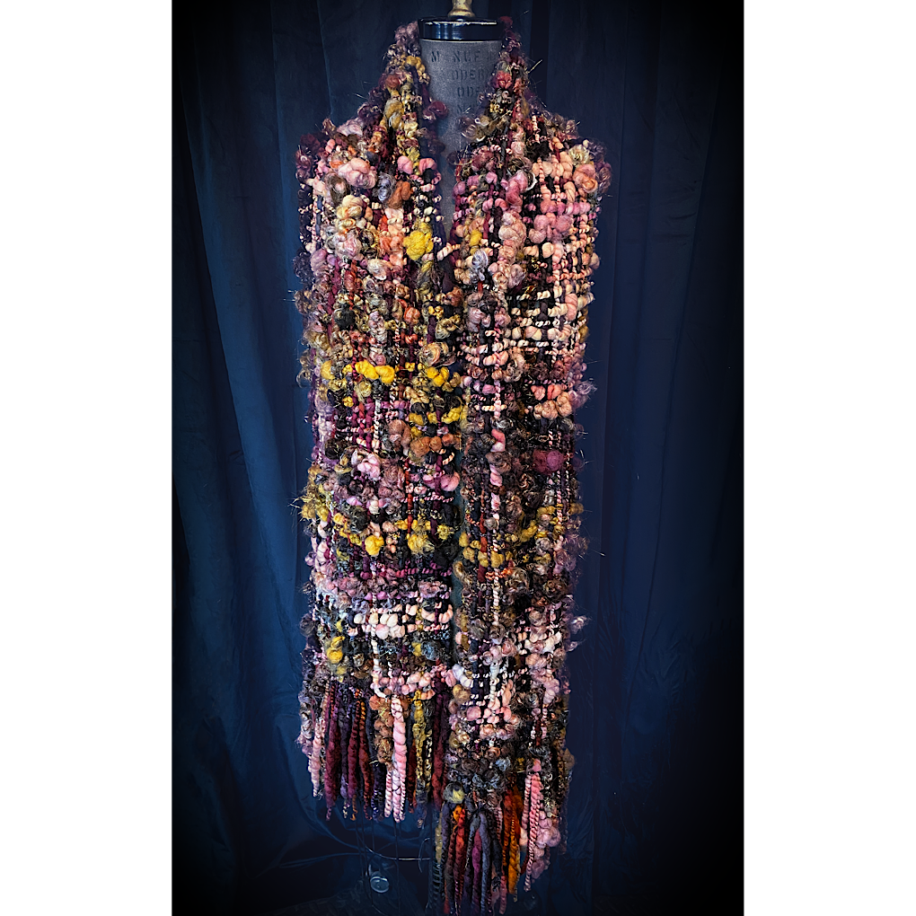 Black Rose Woven scarf