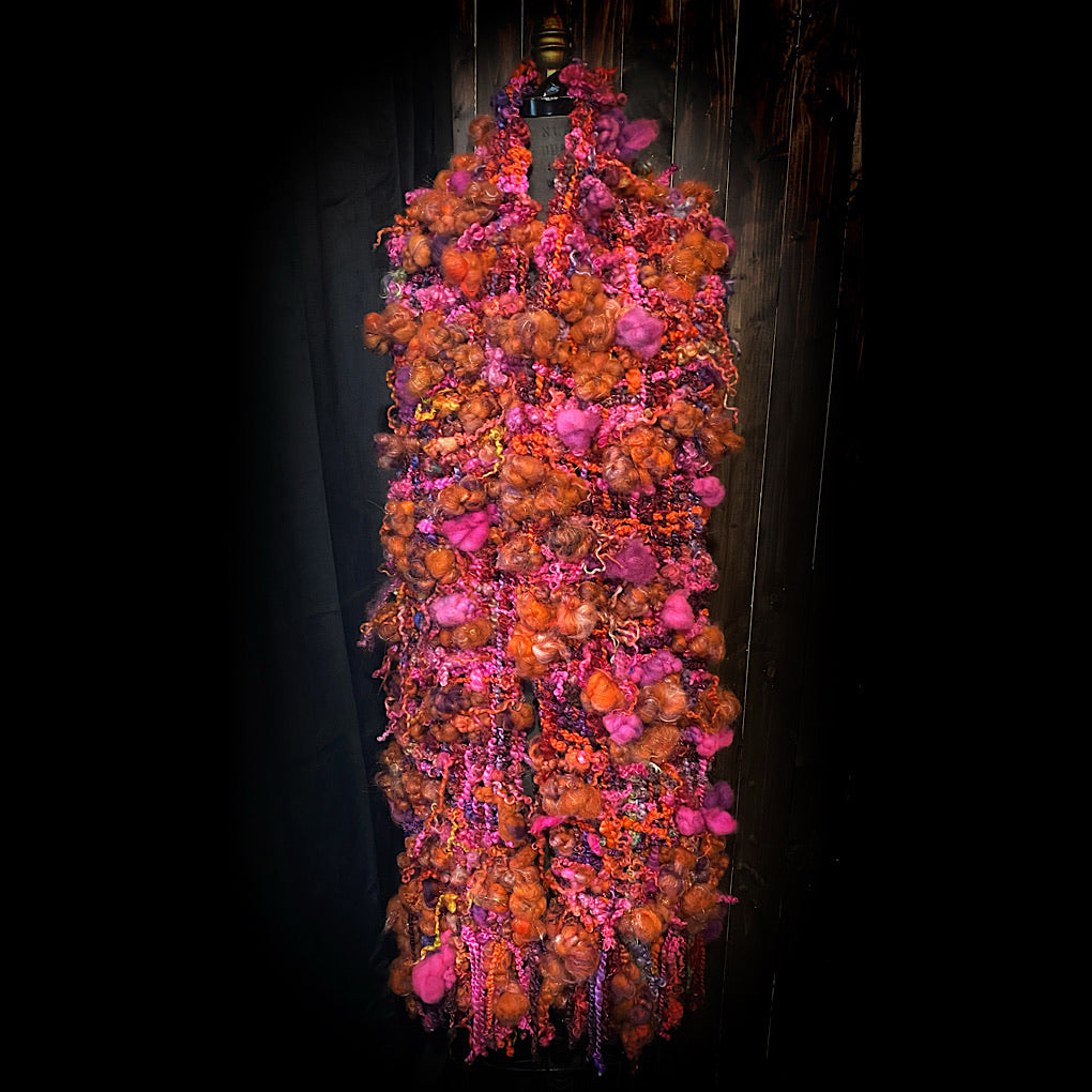 The Fiery Rose Scarf