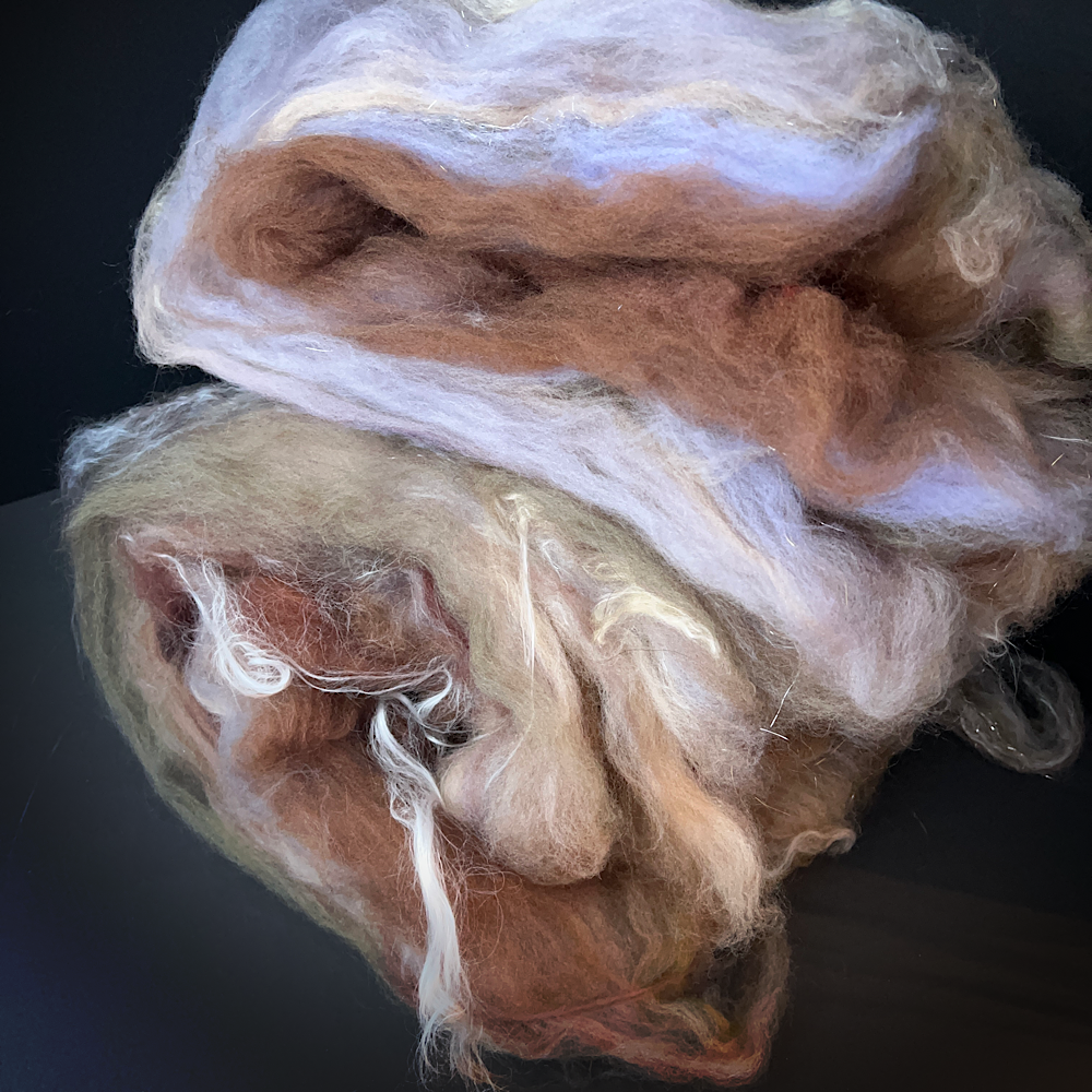 Batt for spinning yarn