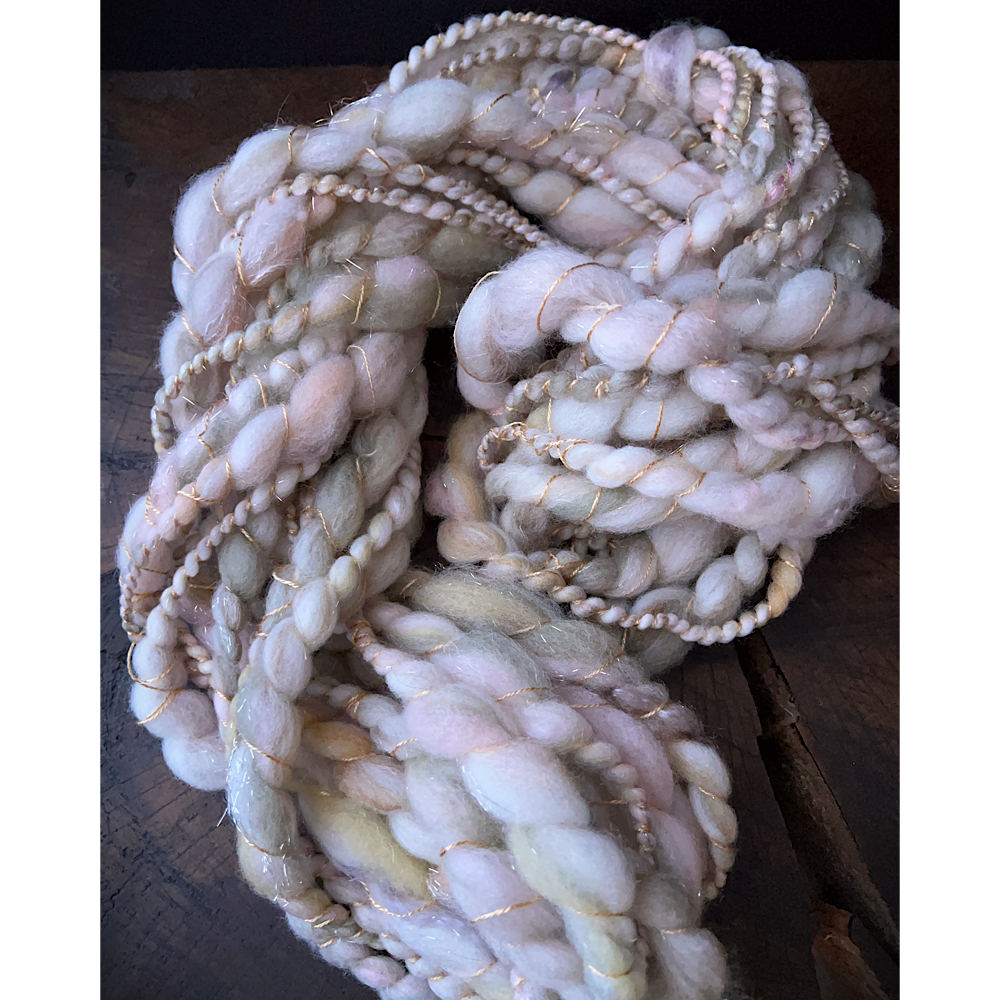 Art yarn for weaving and knitting