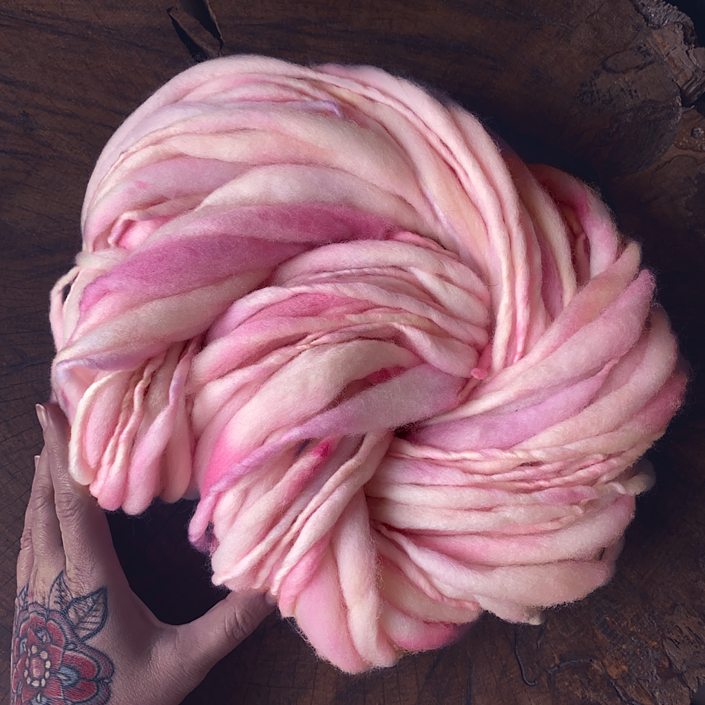Just rose merino yarn