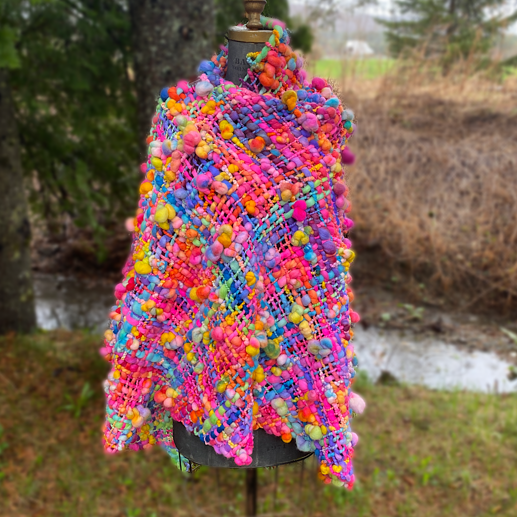 Over the Rainbow shawl 2
