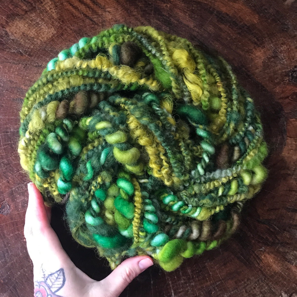 Green  art yarn 100g - Mynoush