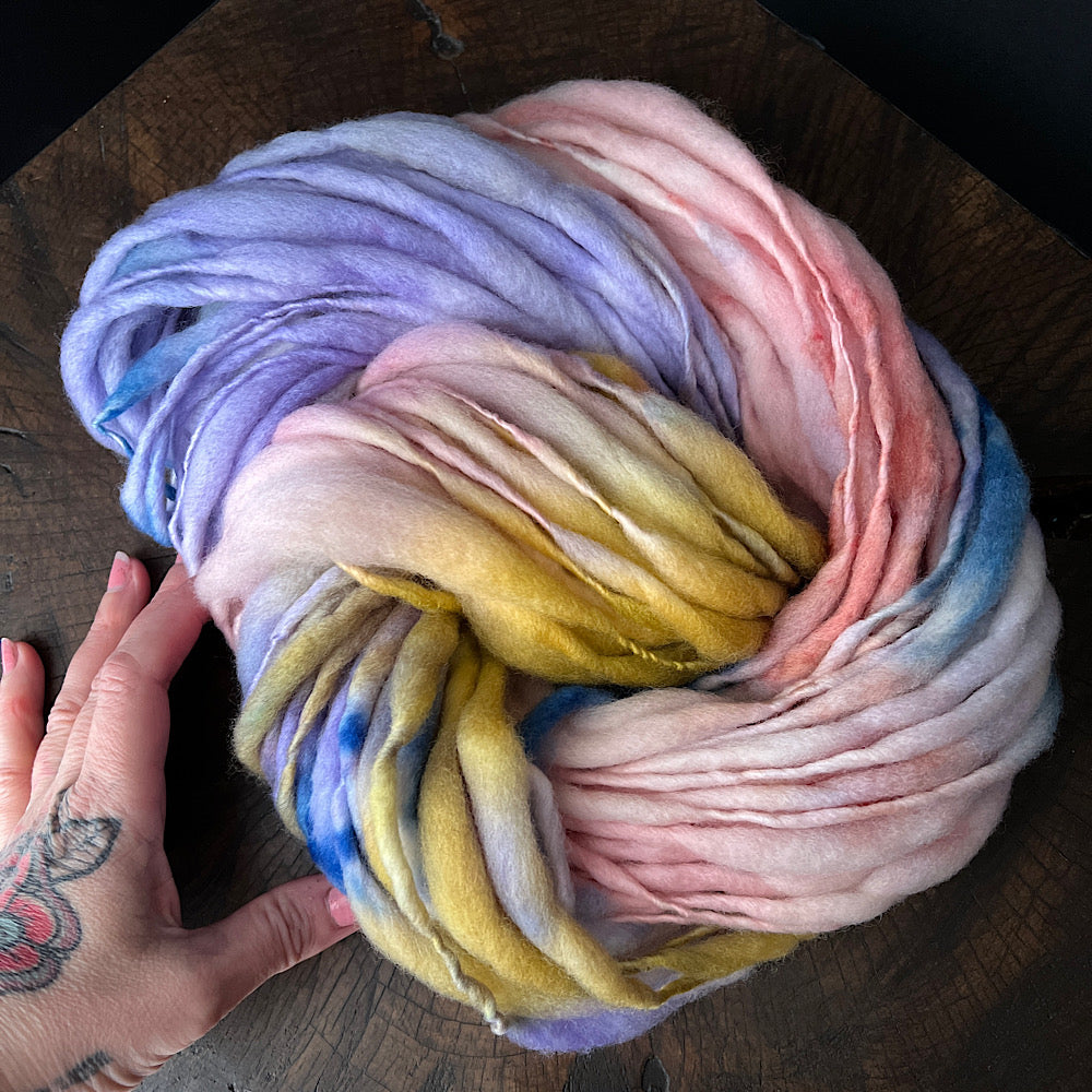Fluffy yarn set of 3 skeins