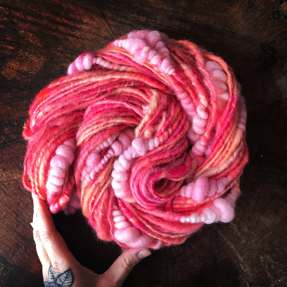 Pink art yarn 100g - Mynoush