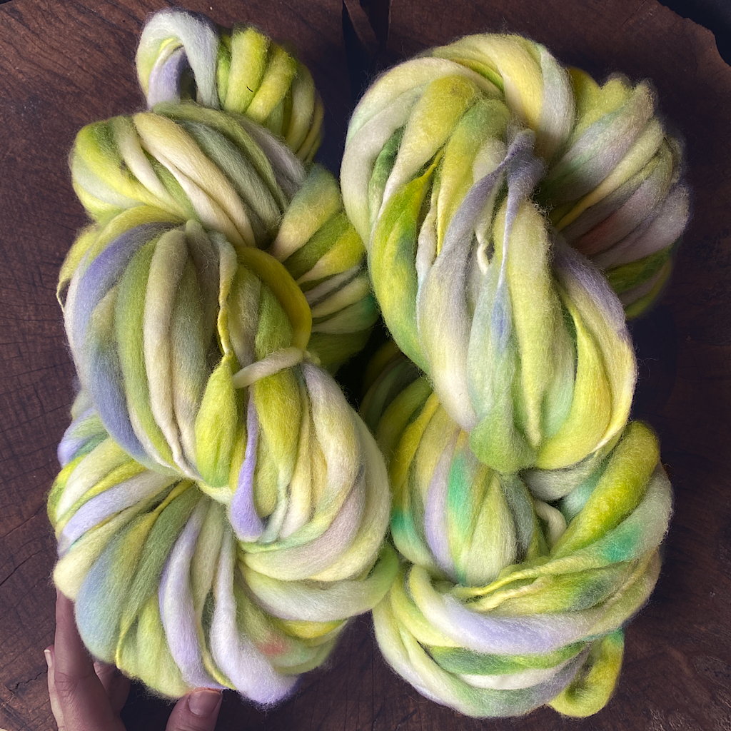Merino hand spun yarn