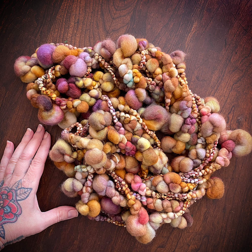 Legend of fall Jumbo boucle art yarn