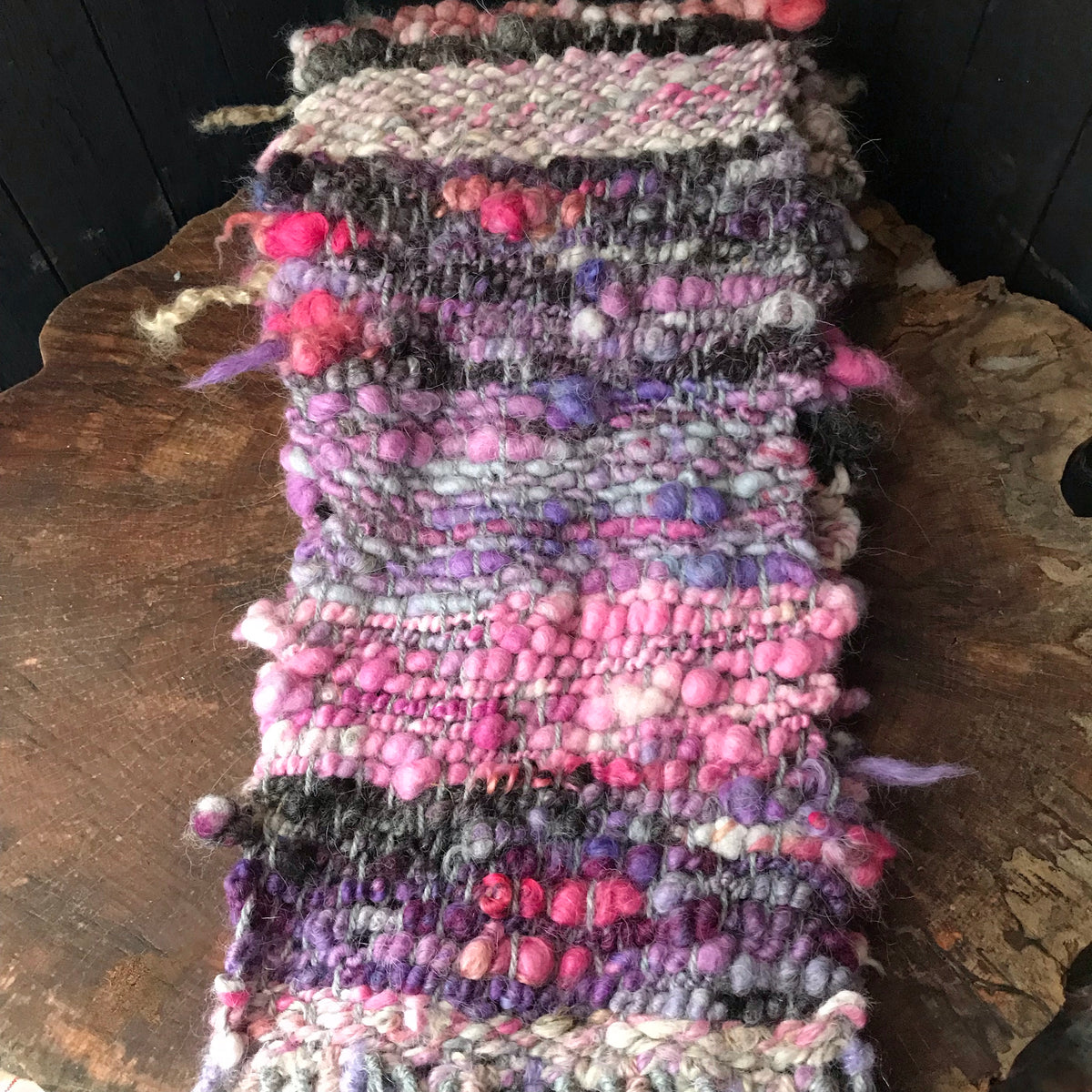 Pink scarf 100% Wool - Foulard 100% laine rose - Mynoush