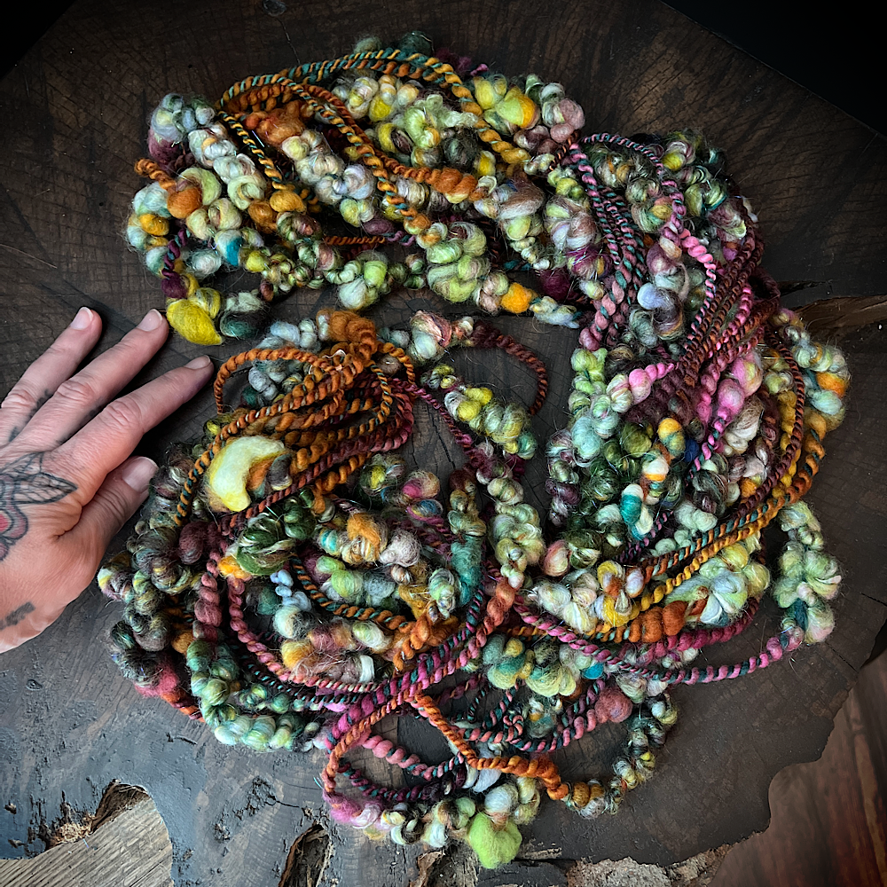 Bark and sage - art yarn