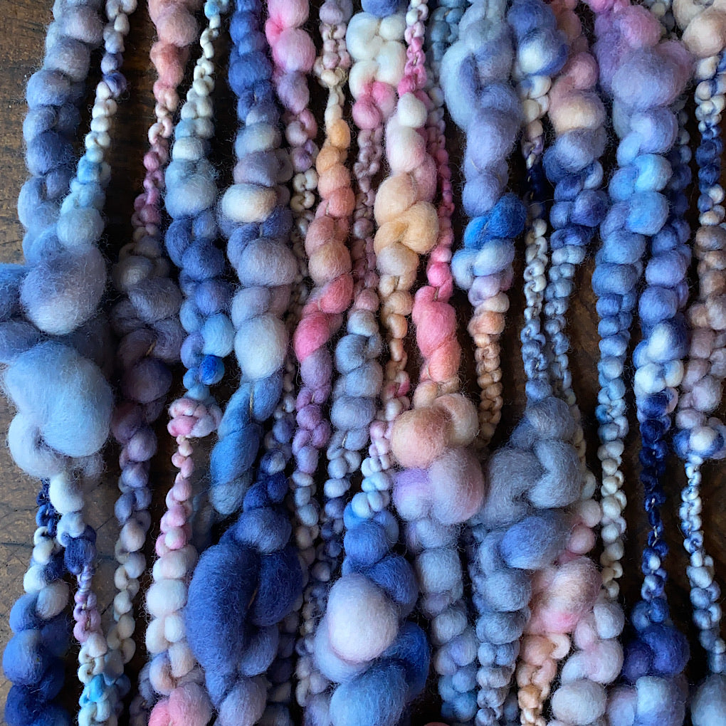 Les rêves bleus Art yarn