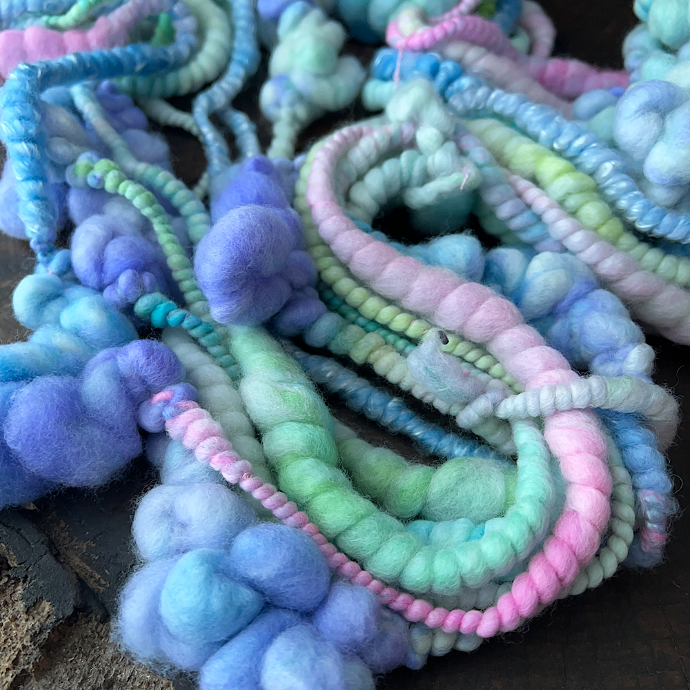 Vent de mer  - bubbly art yarn