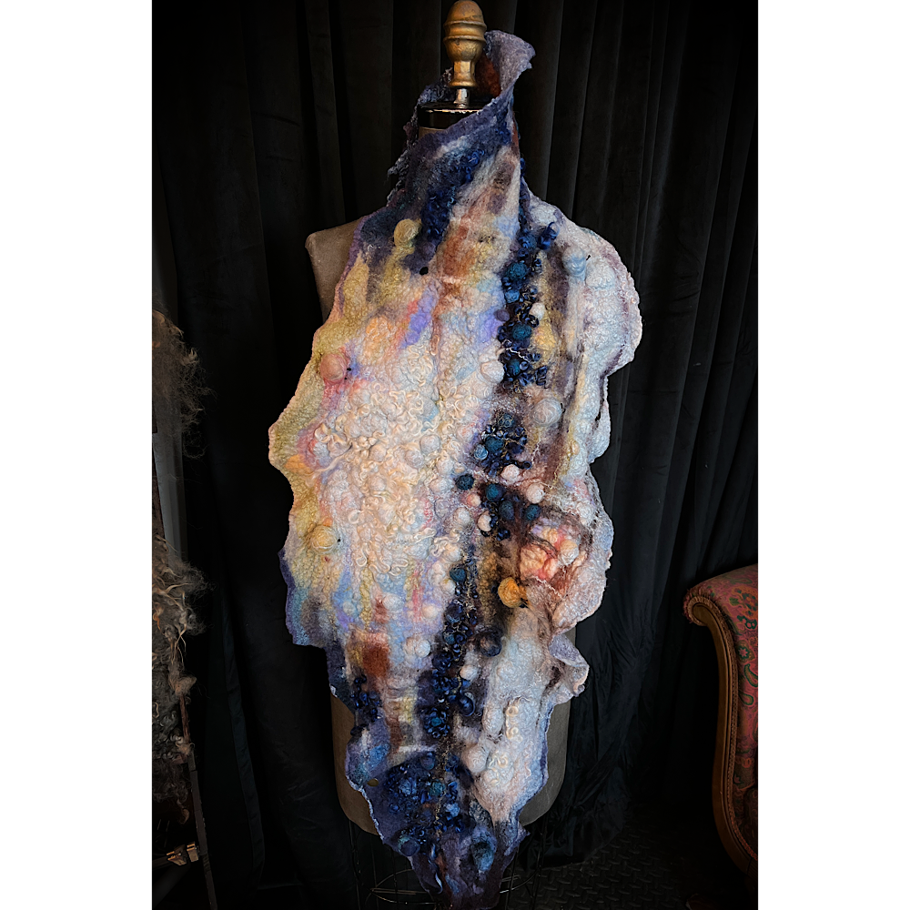 2022 Landscape serie  - felted scarf