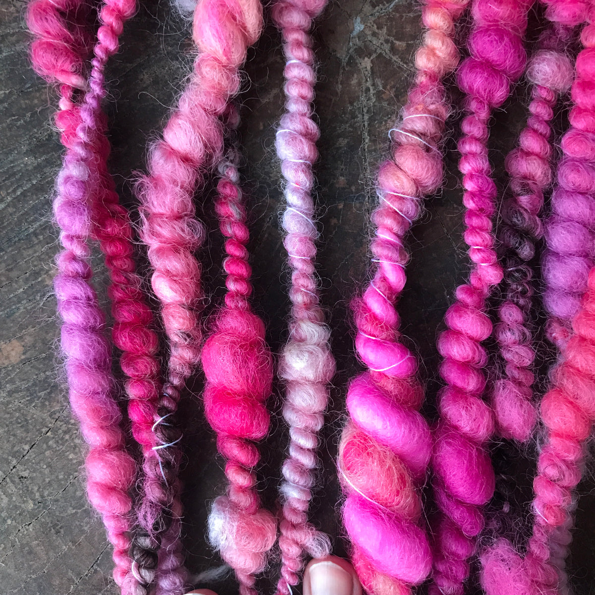 Pink art yarn 65g - Mynoush