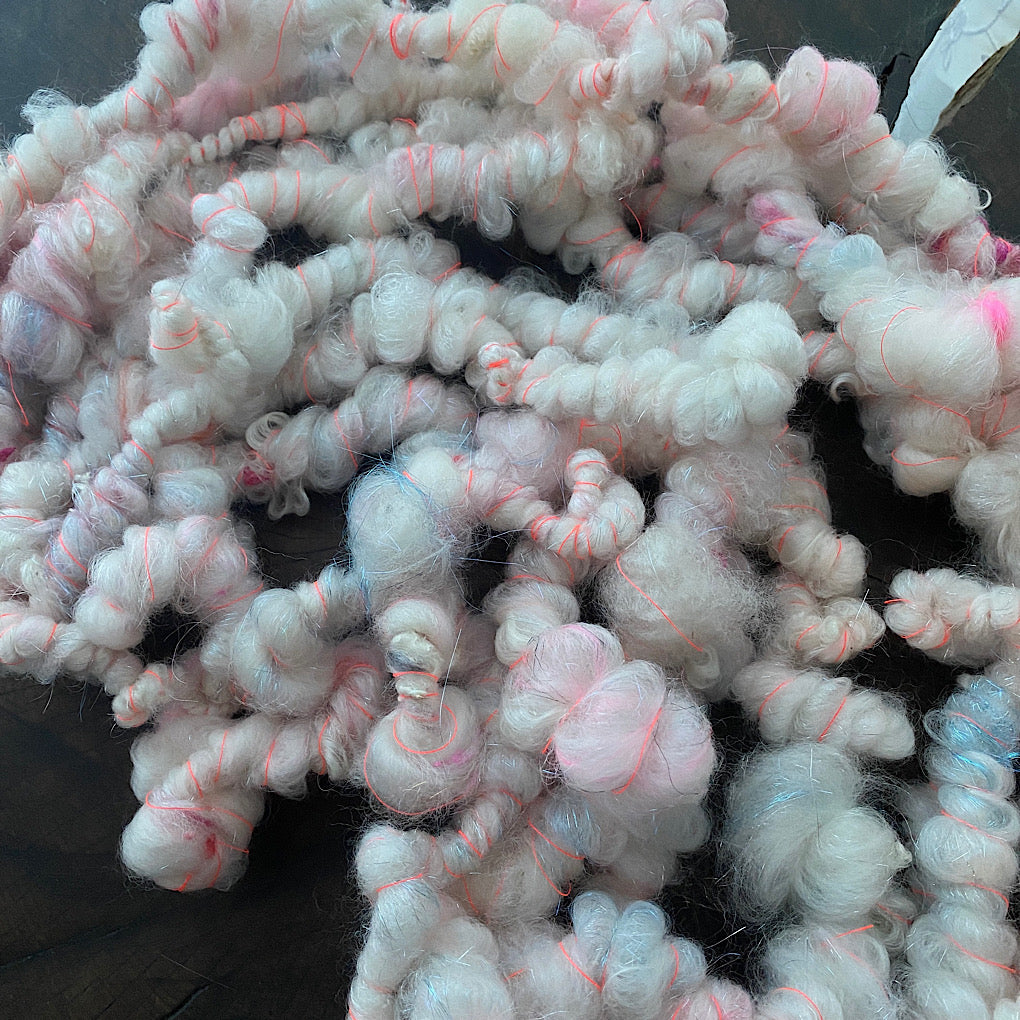 Cloud spark Super coiled Art yarn