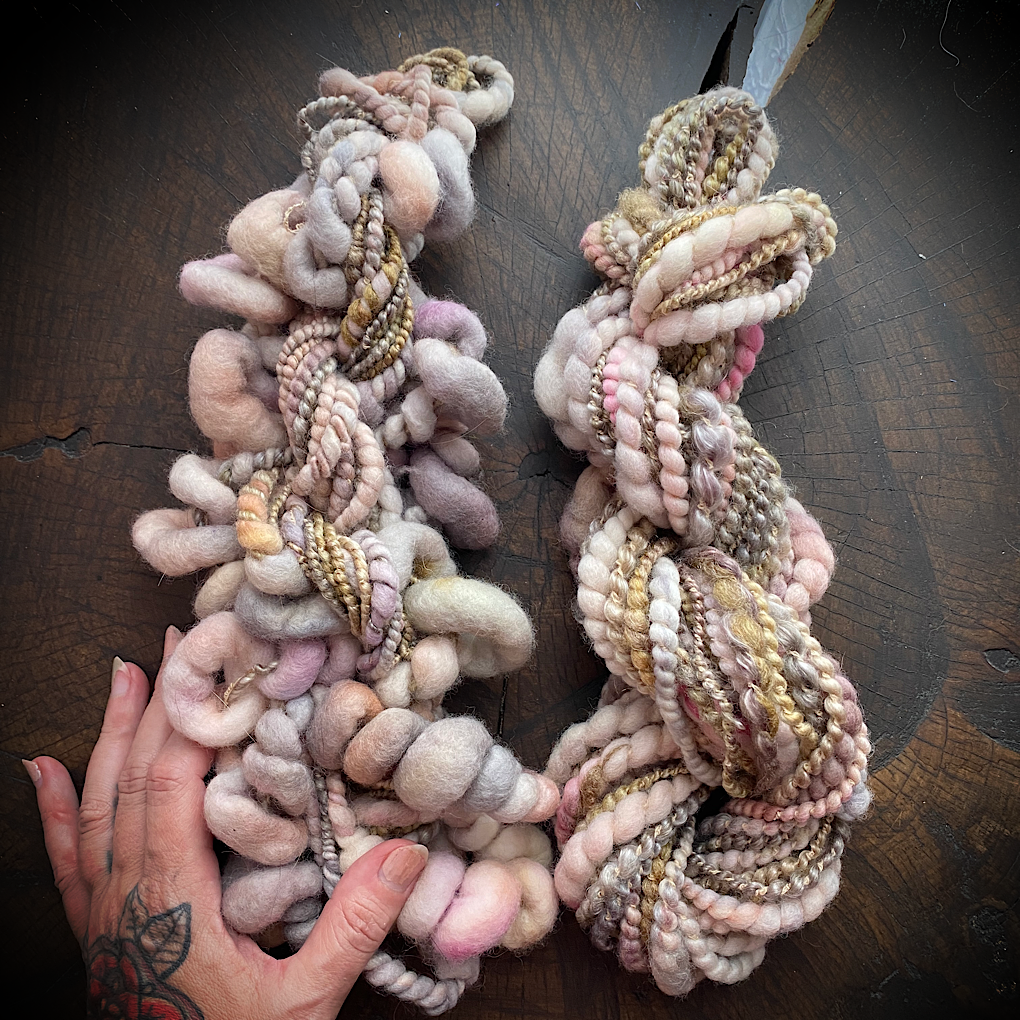 Weaver / knitters minis art yarn set