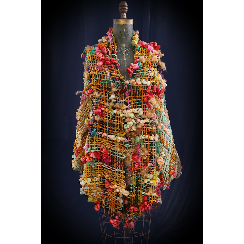 Golden Belle merino silk Shawl