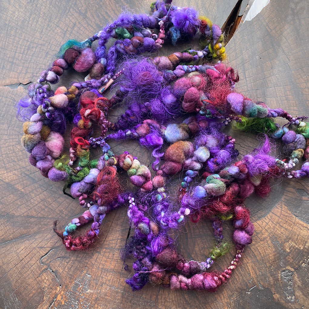 Nocturne Jumbo boucle art yarn with locks