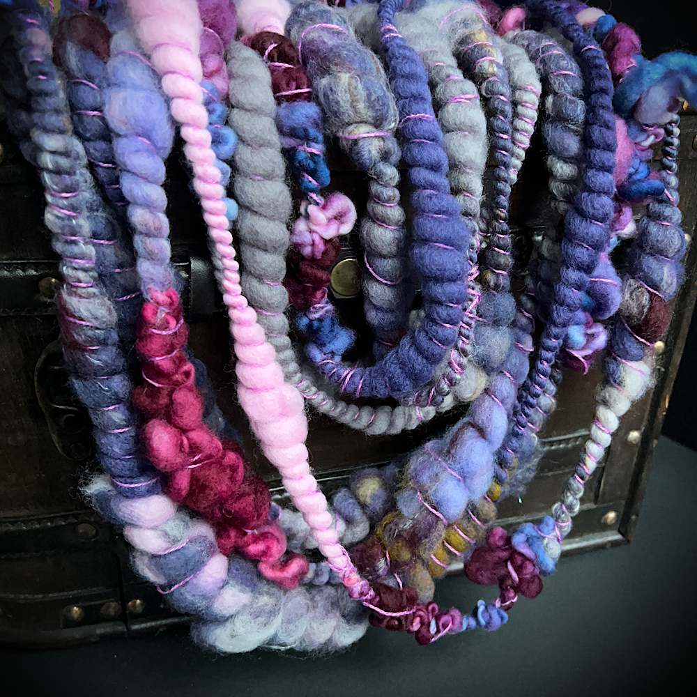 Amethyst art yarn