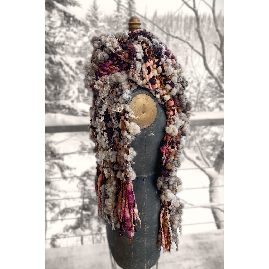 Trees are blushing- Woven scarf