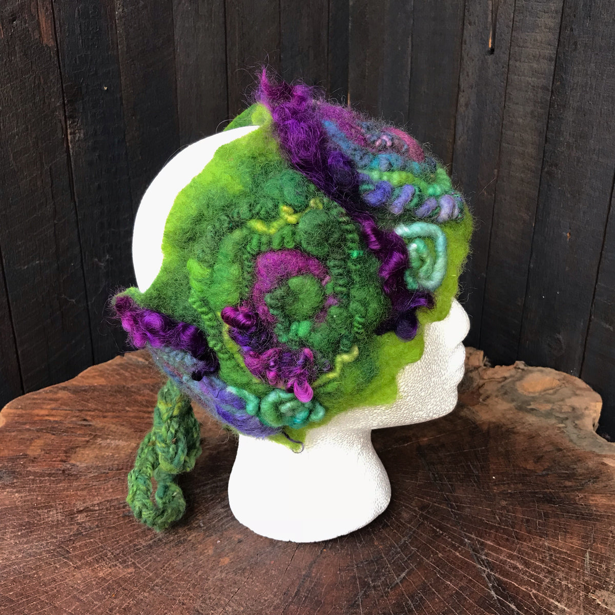 Green textured headband One size - Mynoush