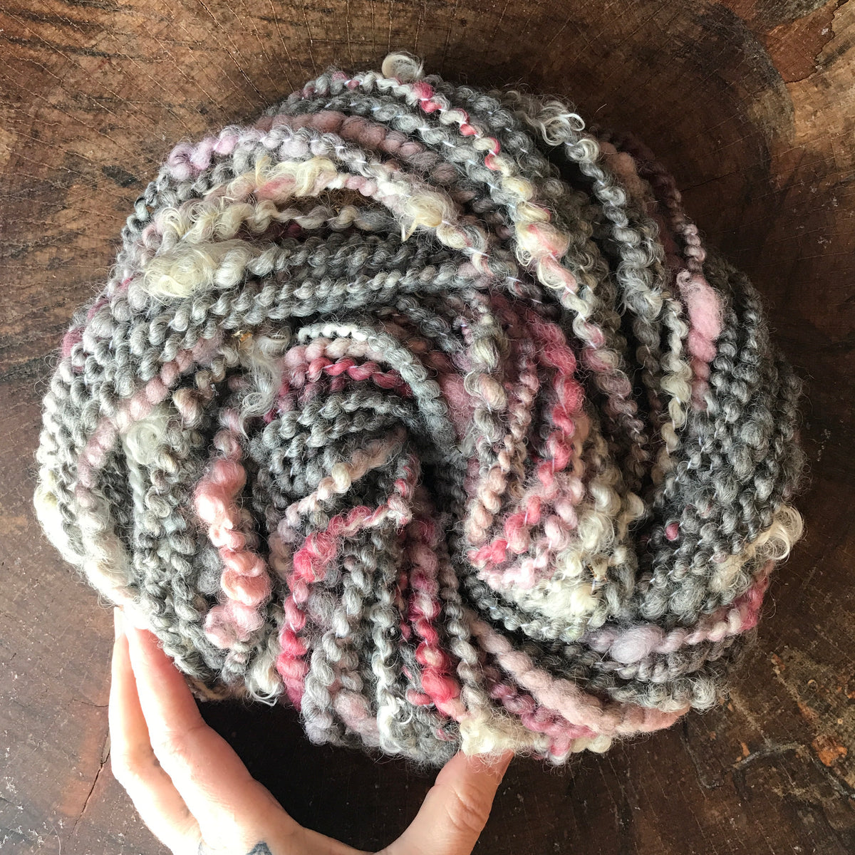 Grey alpaca yarn 100g - Mynoush