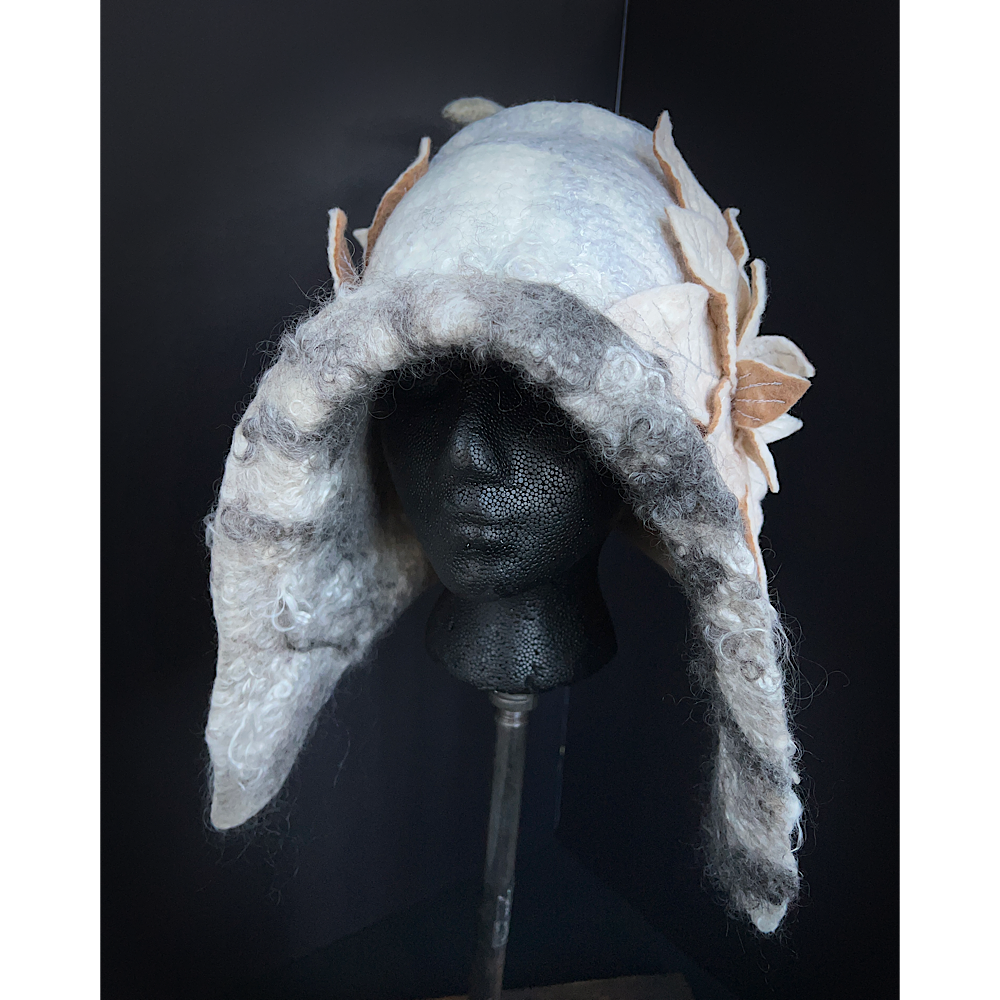 Felted fairy hood 23-24”