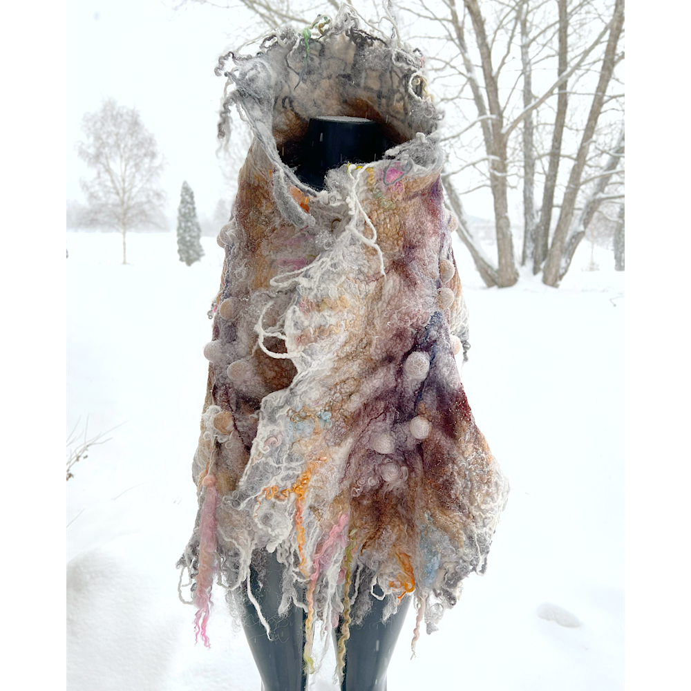 Felted Shawl 2023