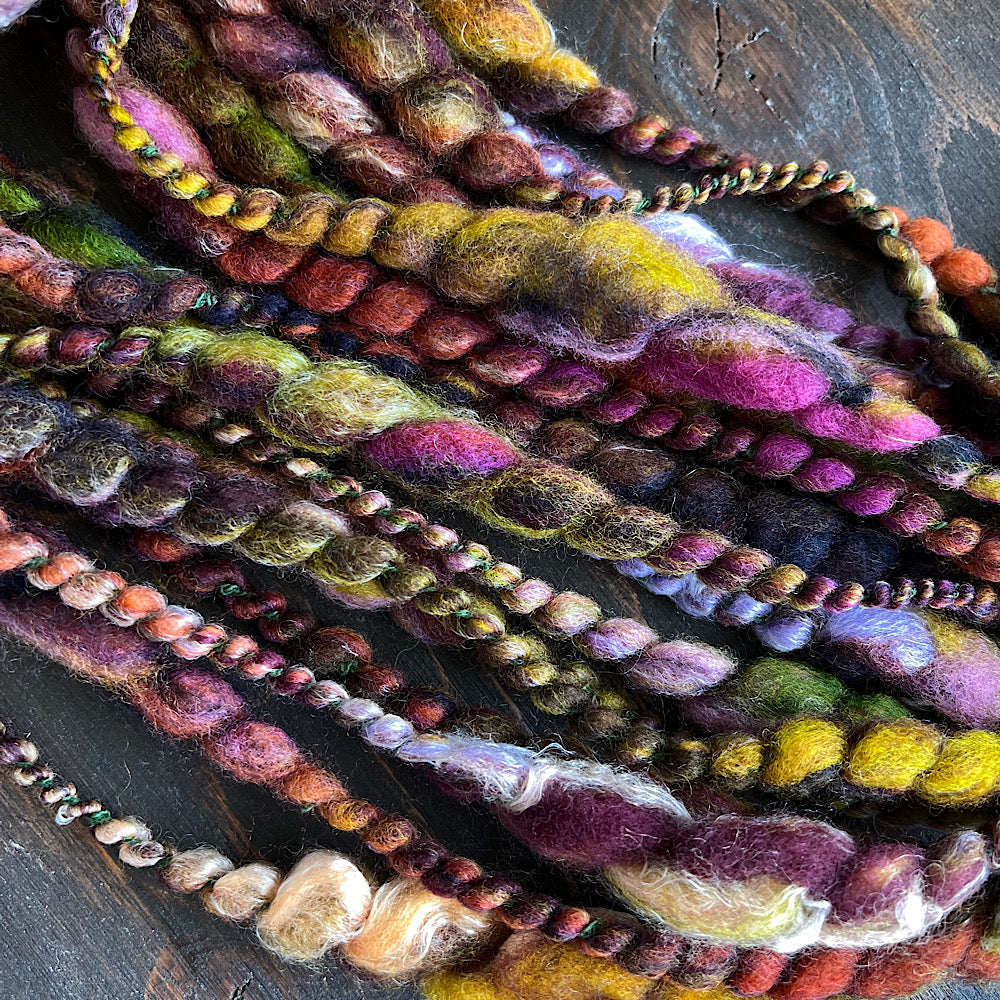 Roasted mangos weaving art yarn