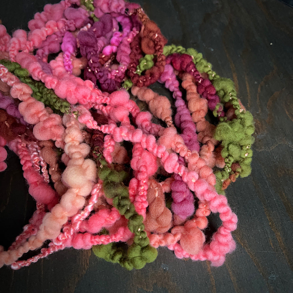 Art yarn for weaving