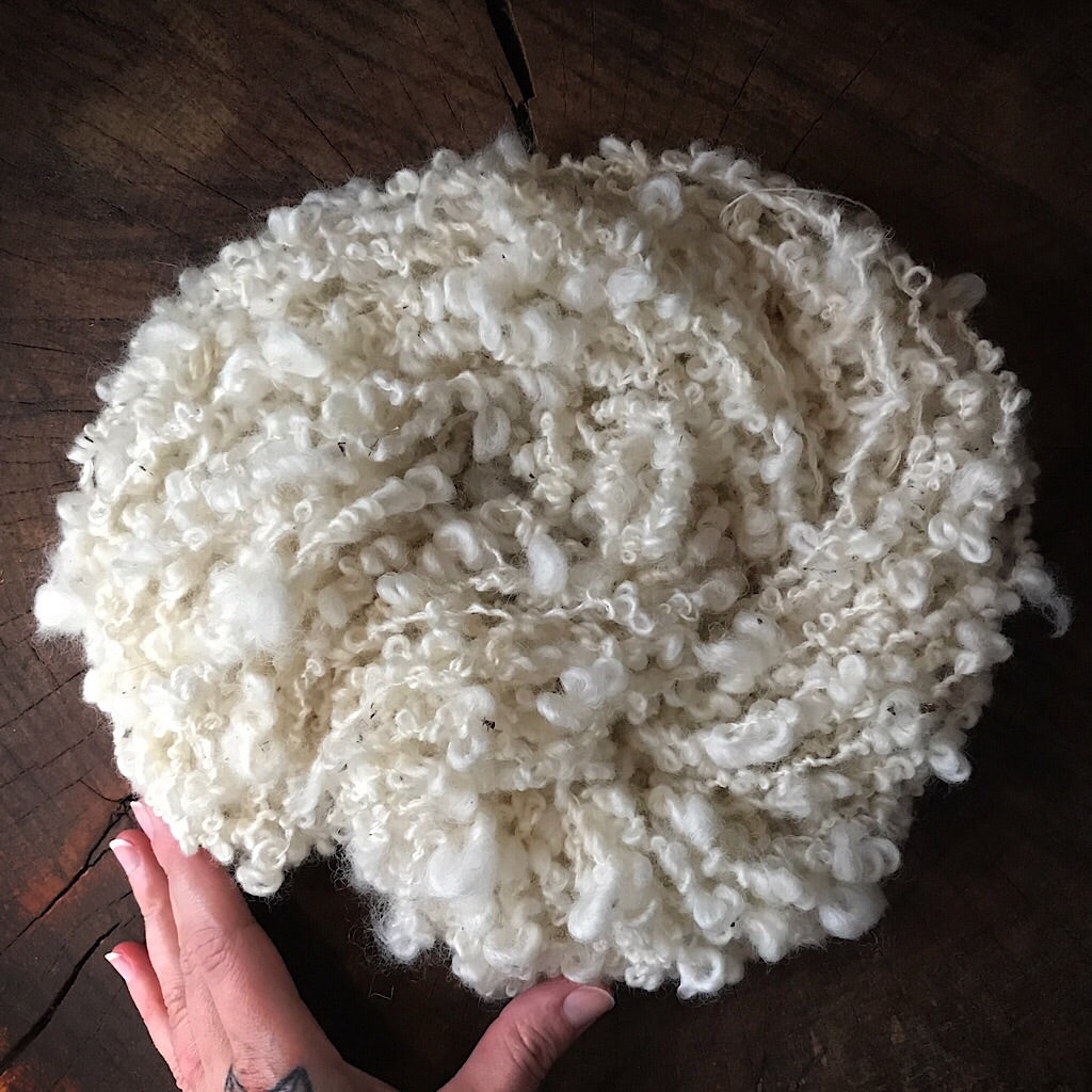 Au naturel Boucle yarn