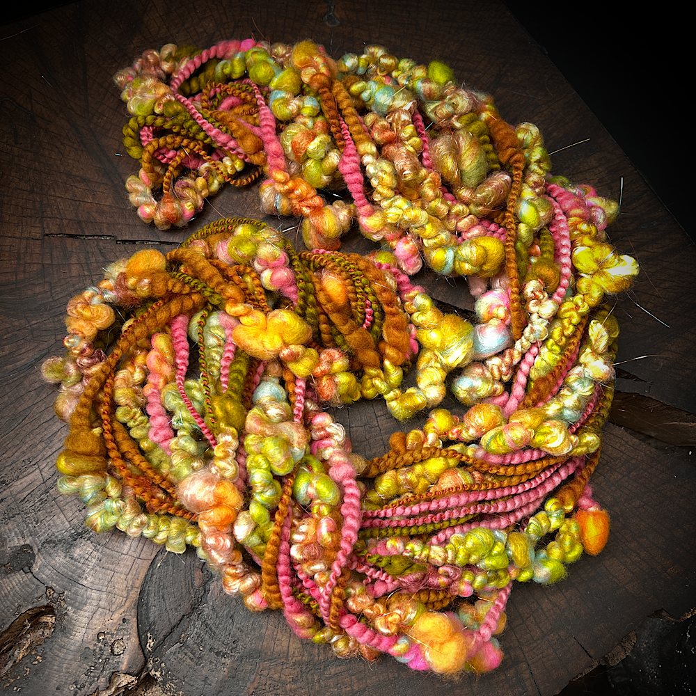 Pamplemousse bubbly art yarn