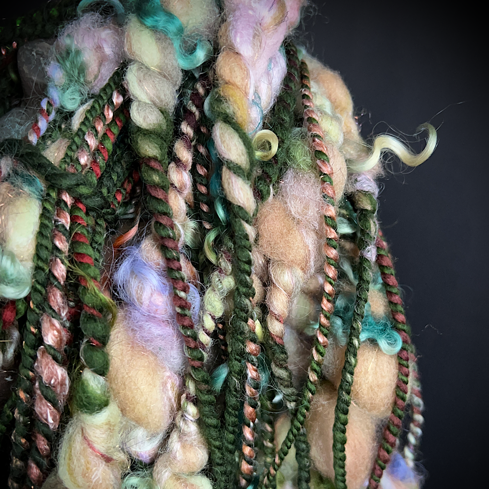 Hand spun art yarn