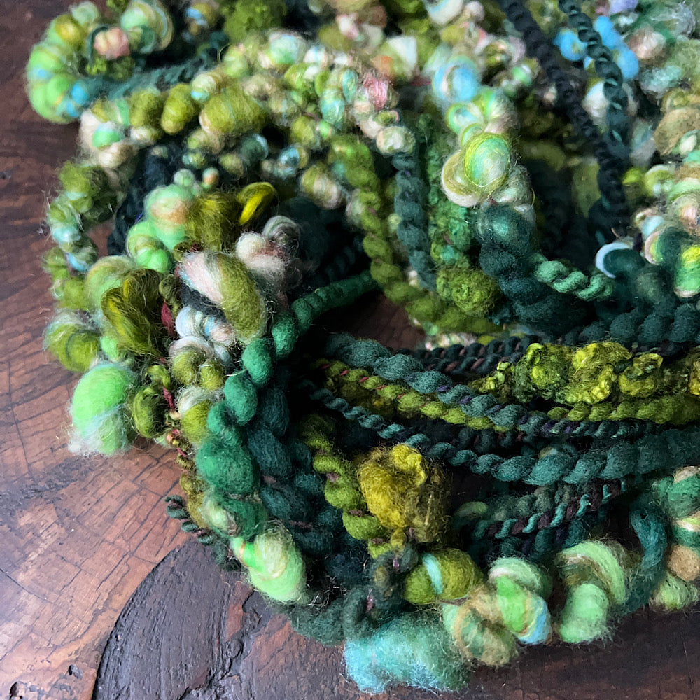 Art yarn for weaving 2 oz