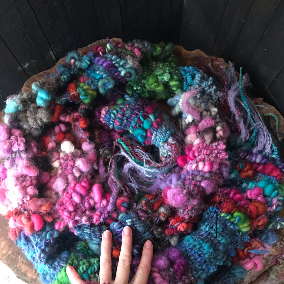 Rainbow scarf 100% Wool - Foulard 100% laine arc-en-ciel - Mynoush