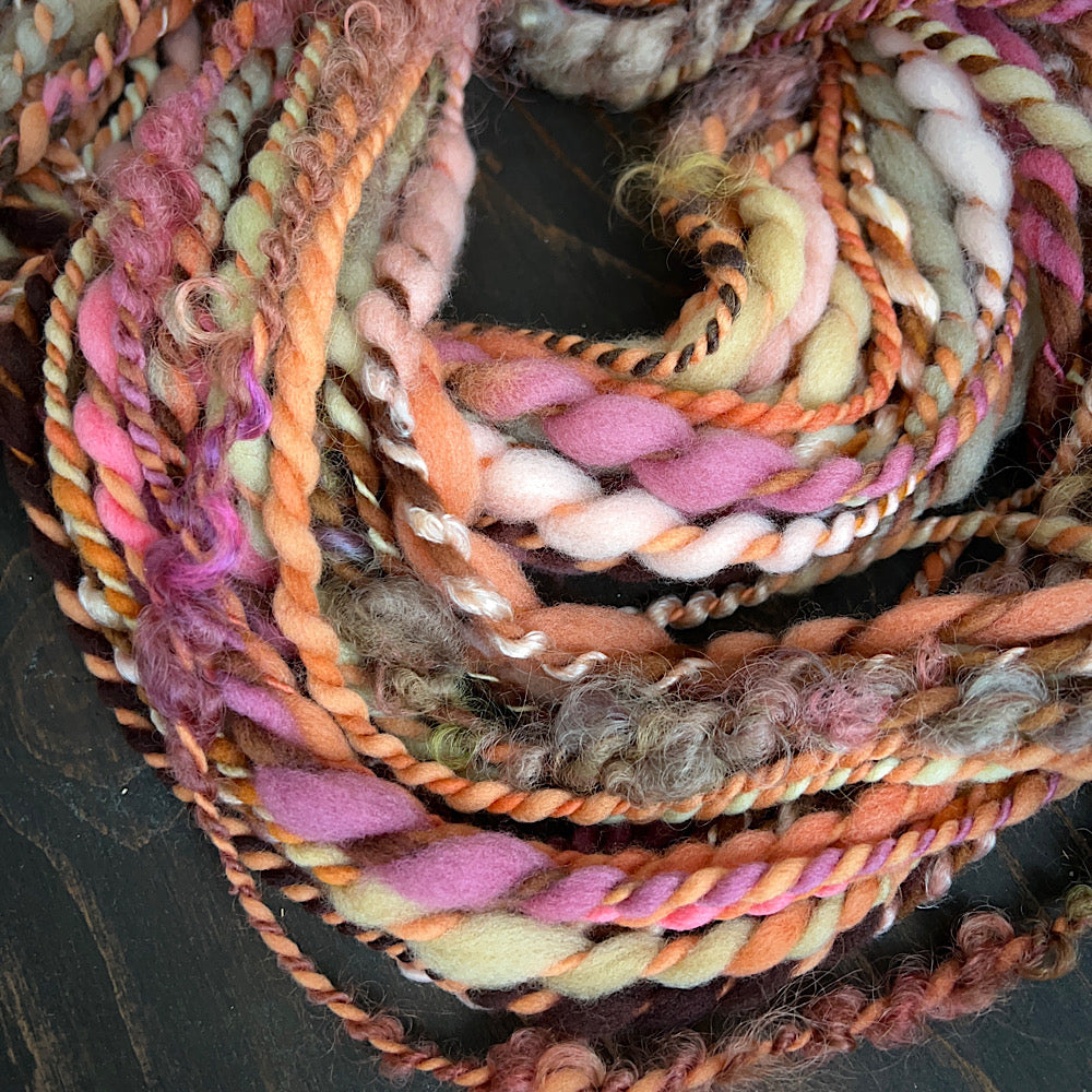 Art yarn for weaving and knitting