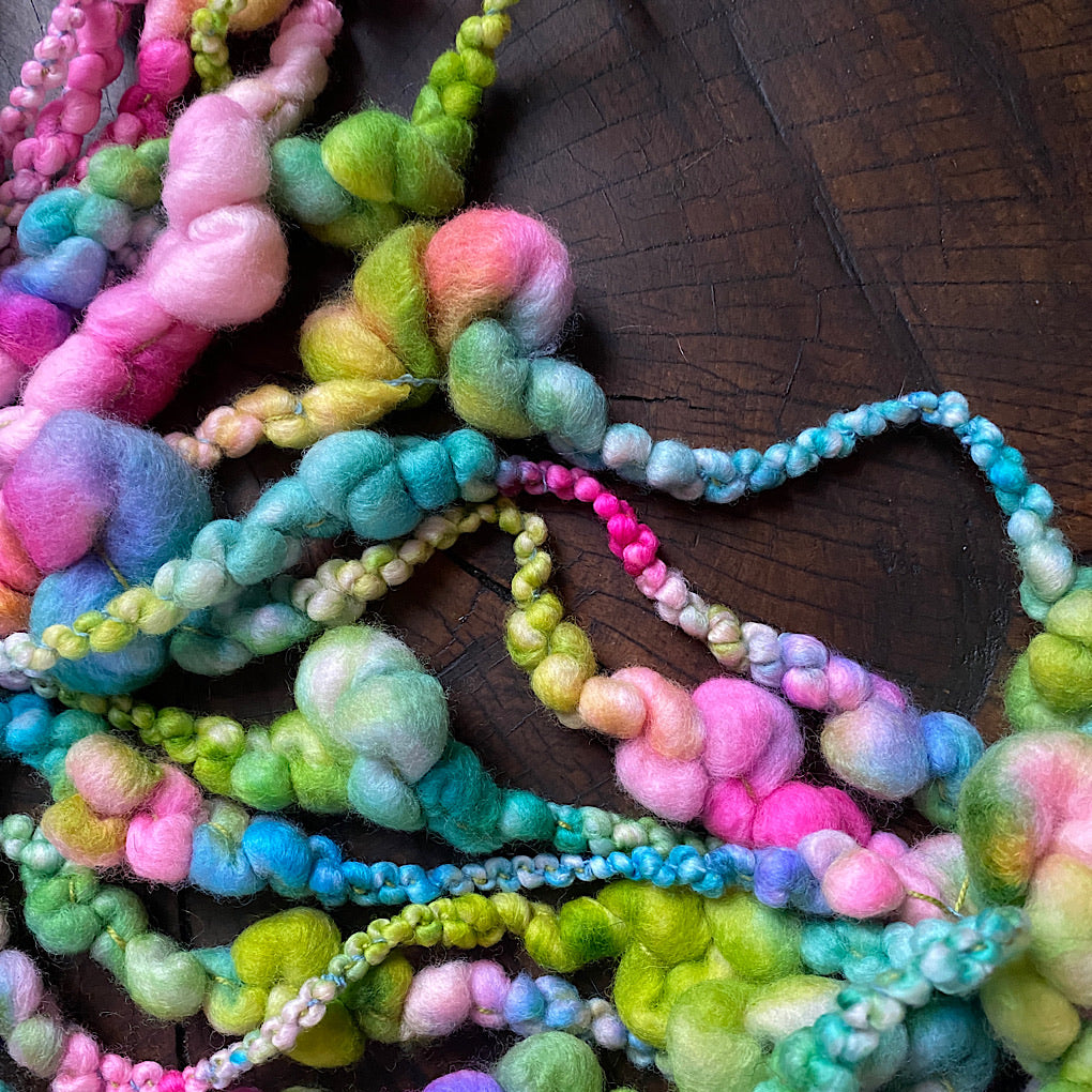 Rainbow Love Jumbo boucle Art yarn