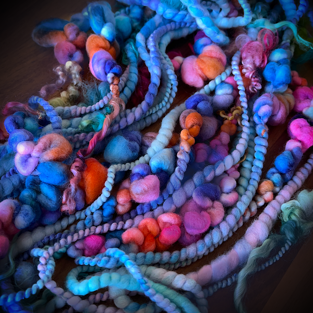 Licorne 2 skeins Set reserved for M. - set of jumbo art yarn