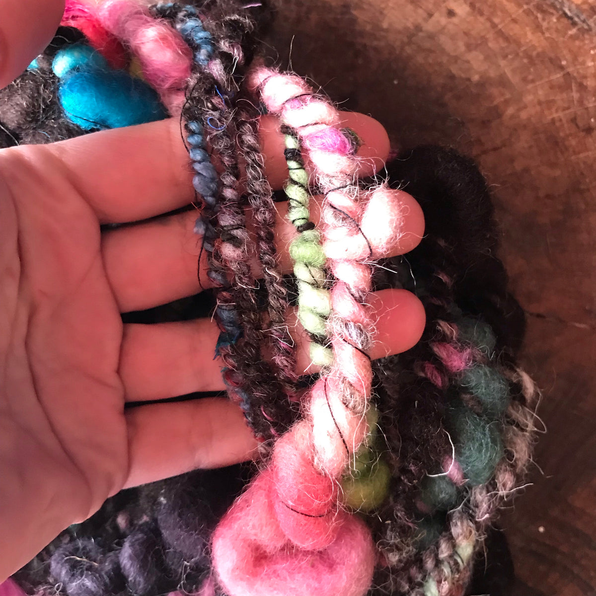 Multi grey  art yarn 100g - Mynoush