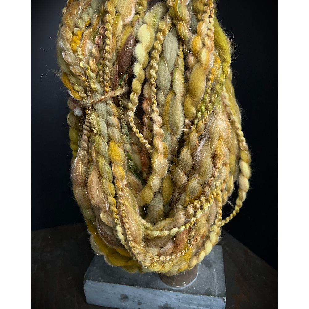 “Golden Rose” Scarf weaving art yarn assortment