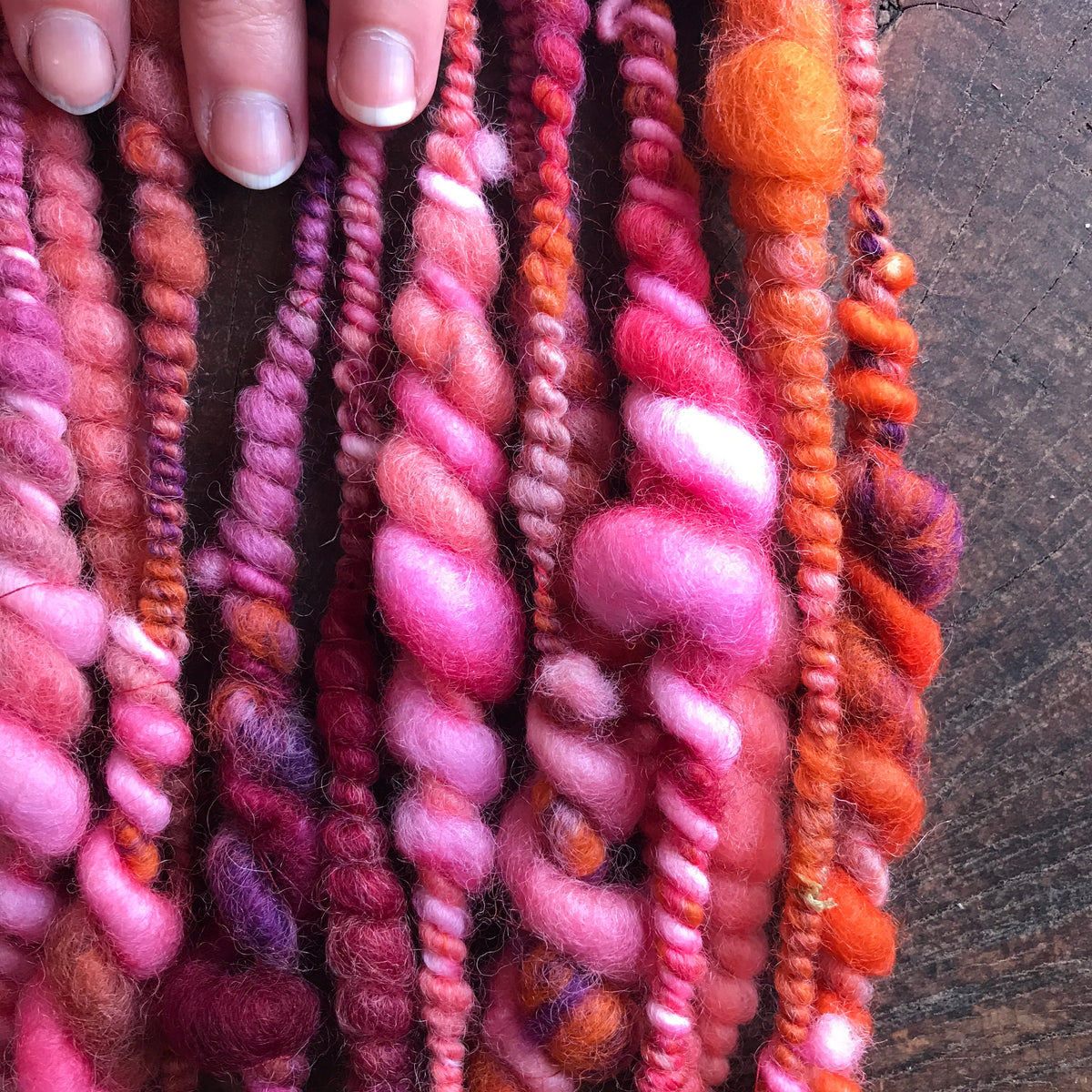 Orange art yarn 100g - Mynoush