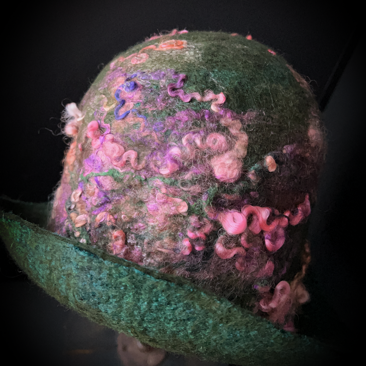 Felted cloche hat- 24”