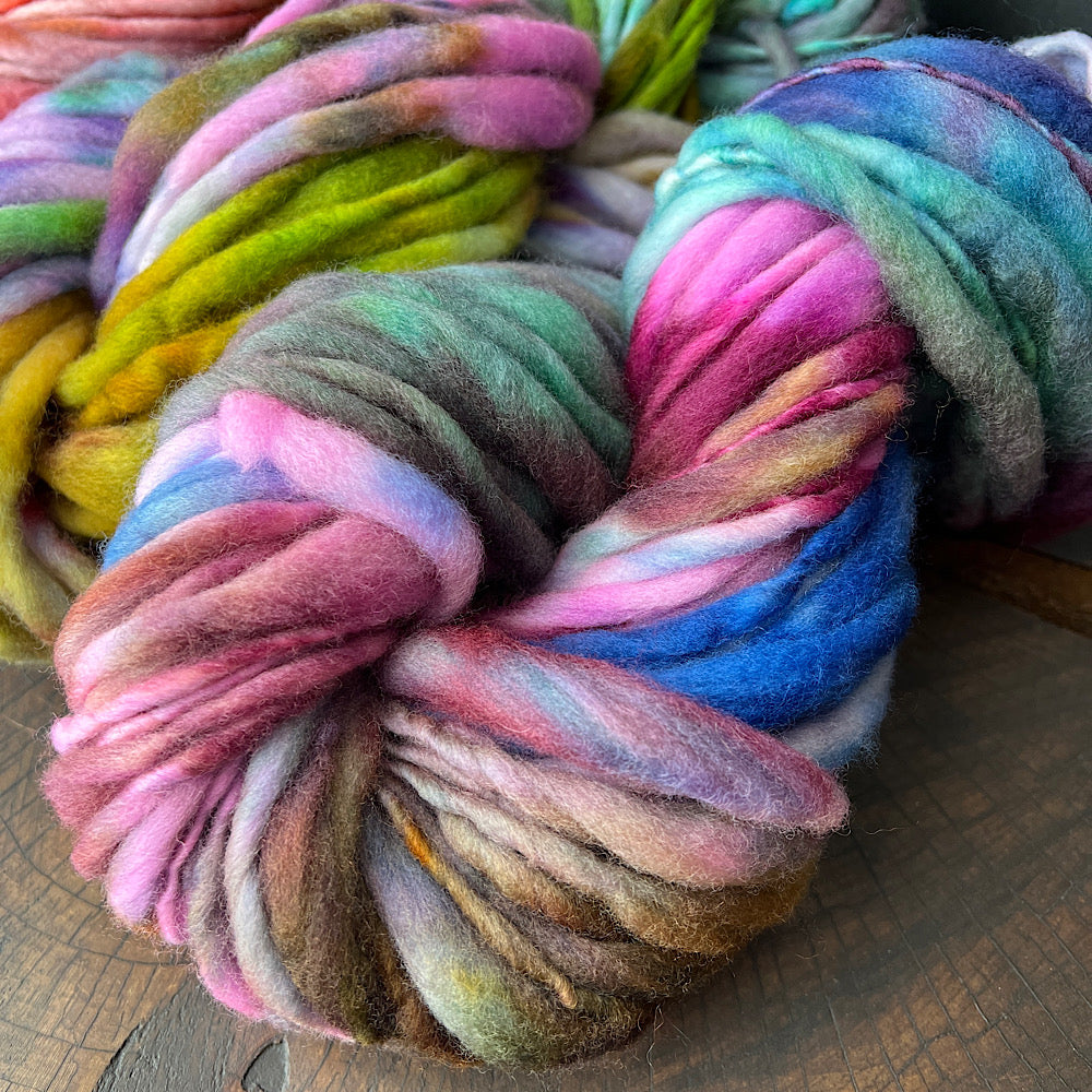 Fluffy yarn set of 3 skeins
