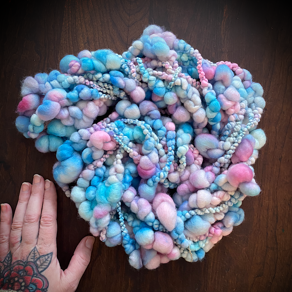 Baby valentine Jumbo boucle Art yarn