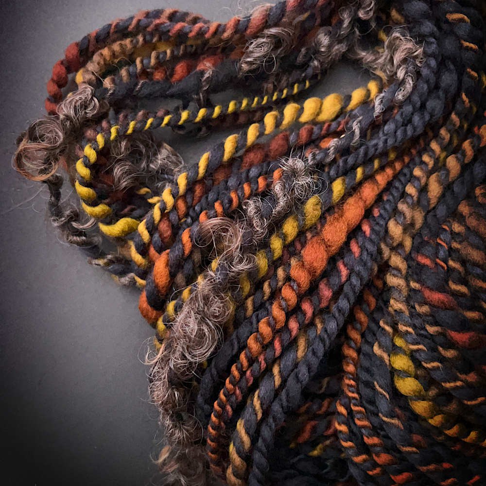 Large Art yarns kit for weaving 14 oz