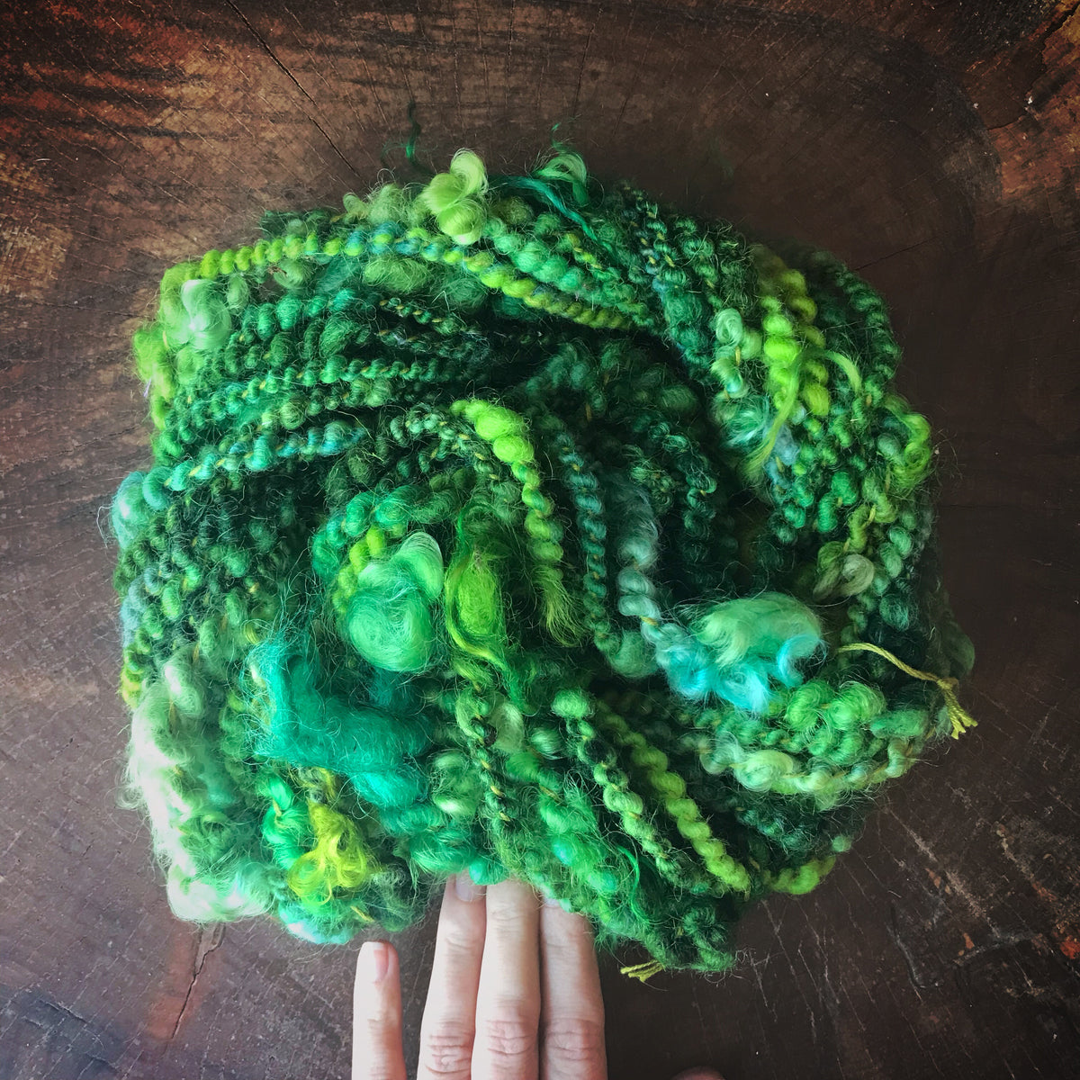 Green  art yarn yarn 100g 20y - Mynoush