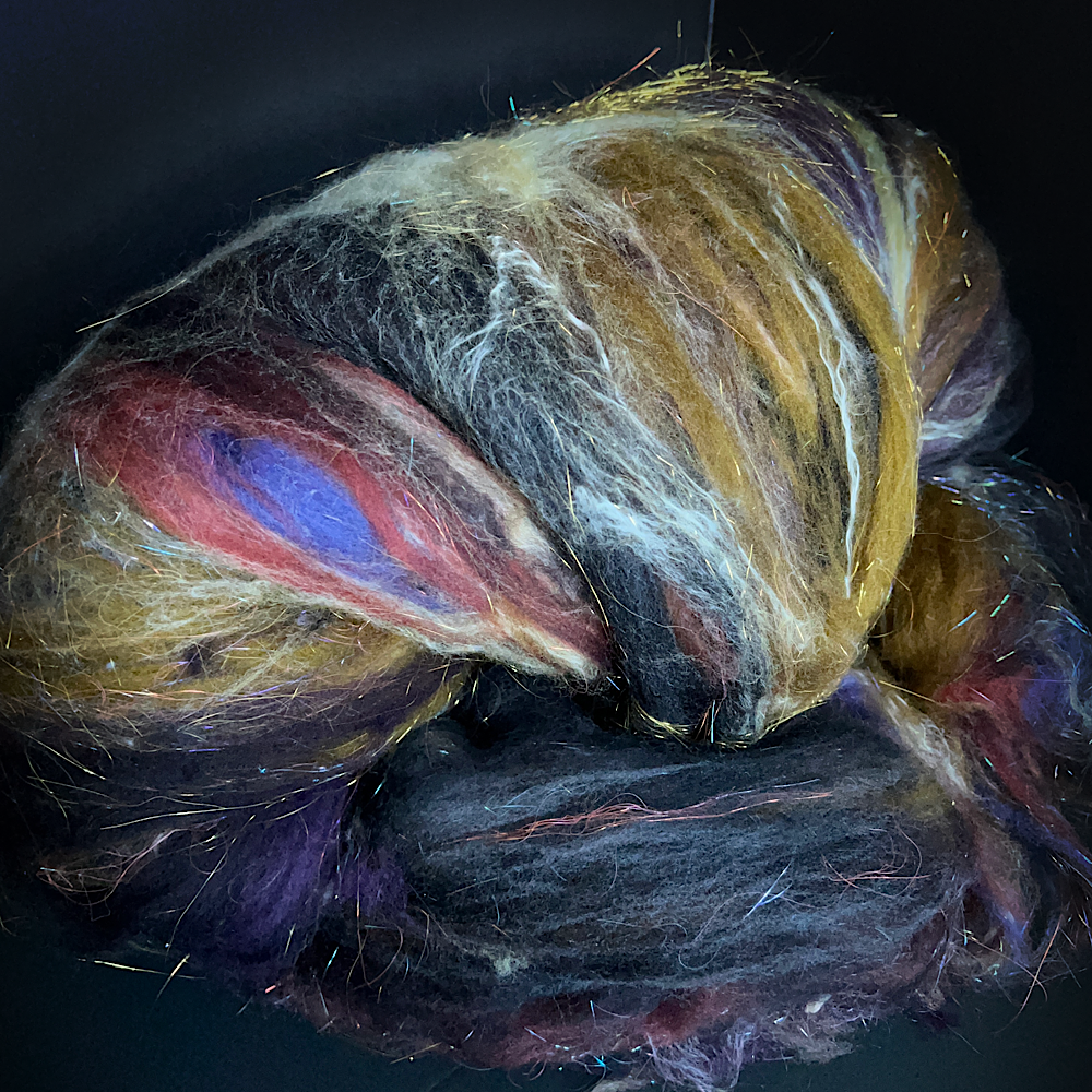 Batt for spinning yarn